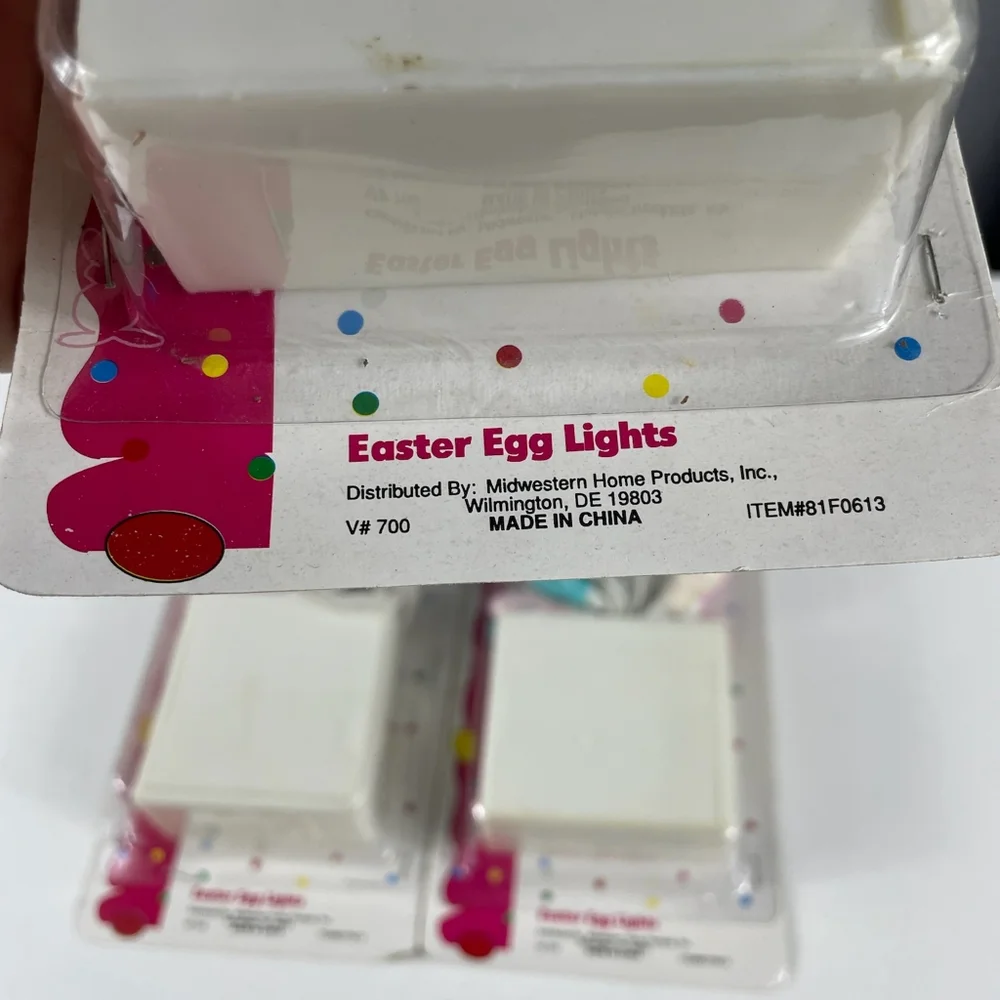 Vintage Battery Operated Easter Egg Lights - Multicolor
